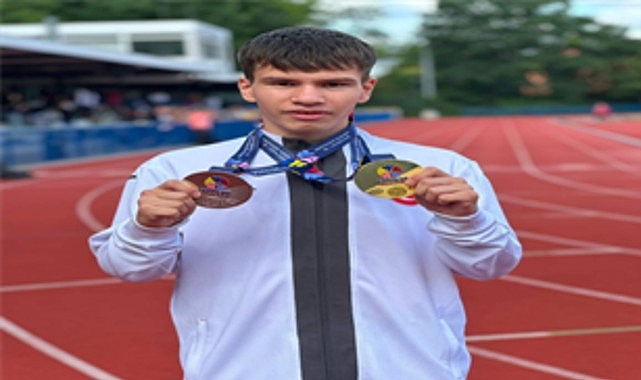 İzmirli milli atlet Özçelik’ten çifte gurur İşitme Engelliler Avrupa Gençlik Oyunları’na katılan İzmir Büyükşehir Belediyesi Spor