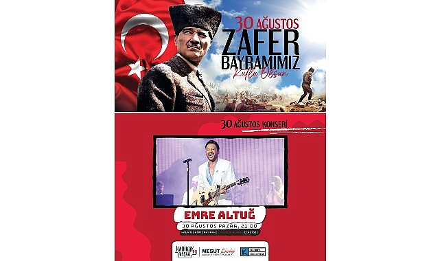 Kadıköy’de, 30 Ağustos Zafer Bayramı her yıl olduğu gibi bu