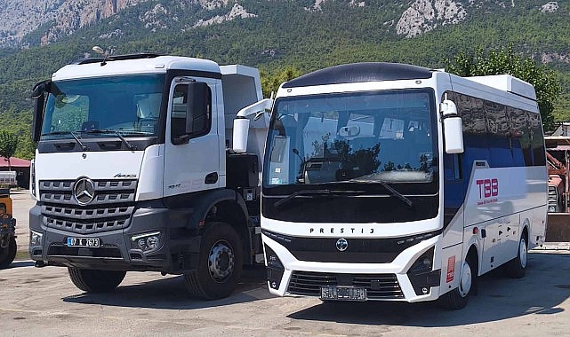 Kemer Belediyesi, araç filosunu güçlendirmeye devam ediyor. Devlet Malzeme Ofisi’nden
