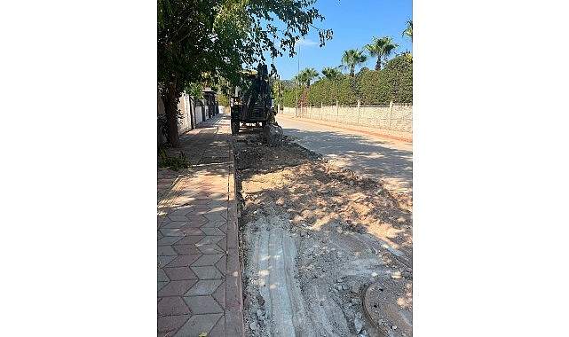 Kemer Belediyesi Fen İşleri Müdürlüğü ekipleri, Arslanbucak Mahallesi’nde altyapı kurumlarının