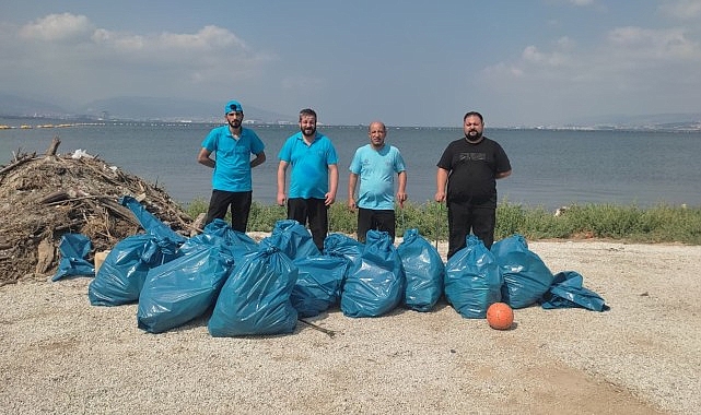 Kocaeli Büyükşehir Belediyesi’ne bağlı Mavi Takım ekipleri, 2026 yılında kıyı