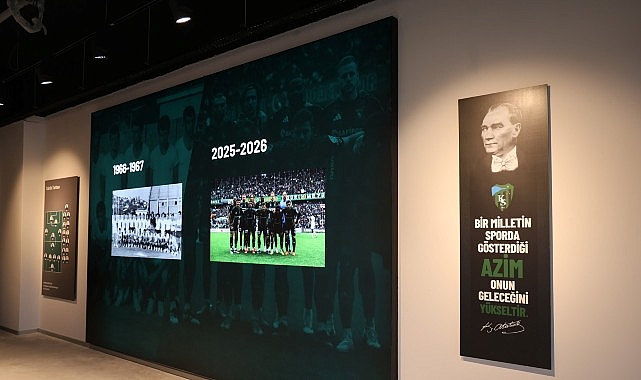 Kocaeli Büyükşehir Belediyesi’nin katkılarıyla hayata geçirilen “Kocaelispor Müzesi”, Yeşil-Siyahlı kulübün