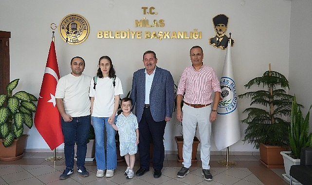 Dubai’de gördüğü tedavi sonrası sağlığına kavuşarak ilçemize dönen Milaslı DMD