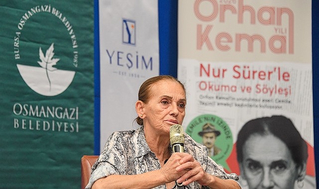Osmangazi’de Nur Sürer’den Kadın Emeğine Edebiyat Penceresi Osmangazi Belediyesi, 2026 Orhan Kemal Yılı kapsamında usta yazarın edebi