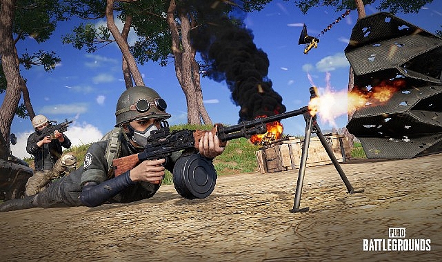 PUBG: BATTLEGROUNDS, 42.3 Güncellemesiyle Oyuna Yeni Bir Ağır Makineli Tüfek Getiriyor Tüm ağır makineli silahların (AMS) şarjör değiştirme süreleri %25 oranında