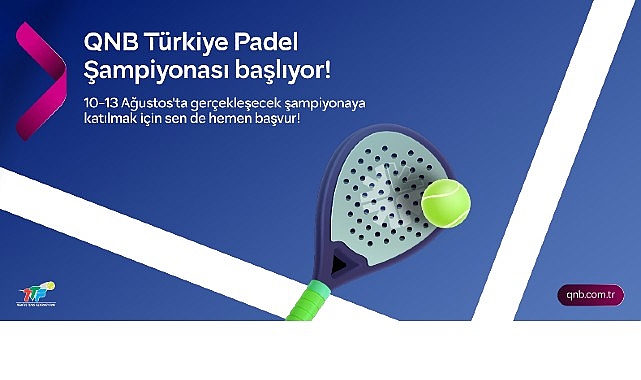QNB Türkiye Ana Sponsorluğunda Türkiye’nin İlk Padel Türkiye Şampiyonası Başlıyor QNB Türkiye ile Türkiye Tenis Federasyonu’nun (TTF) padelin Türkiye’de sağlam