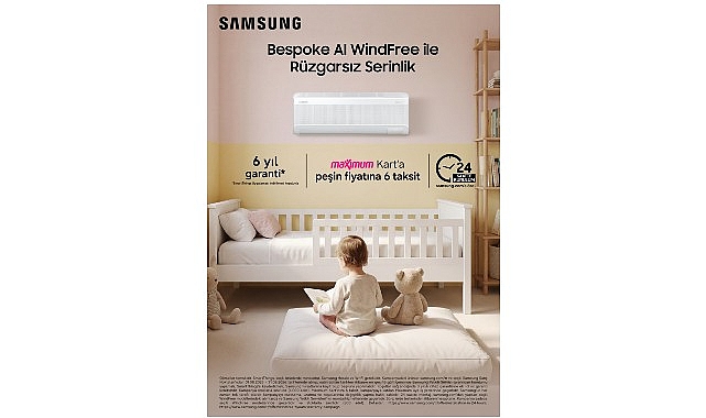 Samsung Bespoke AI WindFree Klimalar ile çocuk odalarında rüzgarsız ve konforlu uyku dönemi Teknolojinin ileri gelen markası Samsung, çocuk odalarının iklimlendirme ihtiyaçlarına yönelik