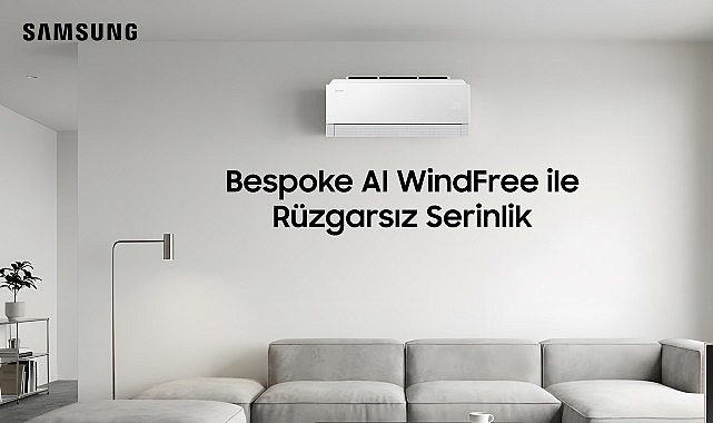 Samsung Bespoke AI WindFree Pro ile yazın sıcağına rüzgarsız, sessiz ve akıllı bir çözüm Samsung Bespoke AI WindFree Pro, mekanın her köşesine eşit serinlik