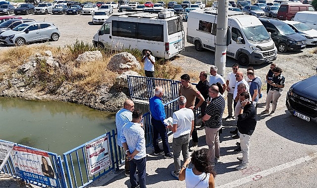 Seferihisar’da altyapı için kapsamlı çalışma: İZSU heyeti Seferihisar’da kış sezonu öncesi dere ıslahları ve taşkın riskine karşı