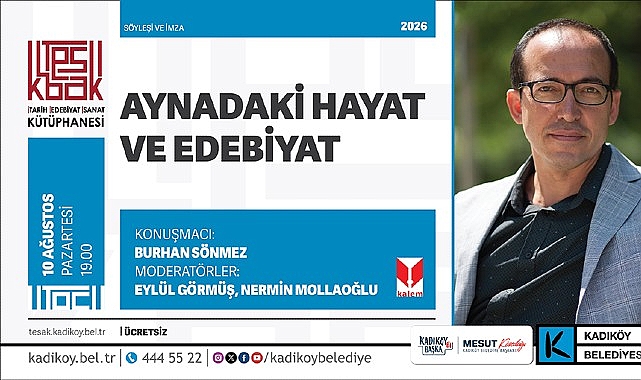 Usta Yazar Burhan Sönmez TESAK’ta Okurlarıyla Buluşuyor Uluslararası PEN (PEN International) Başkanı ve Hemingway Ödülü sahibi yazar