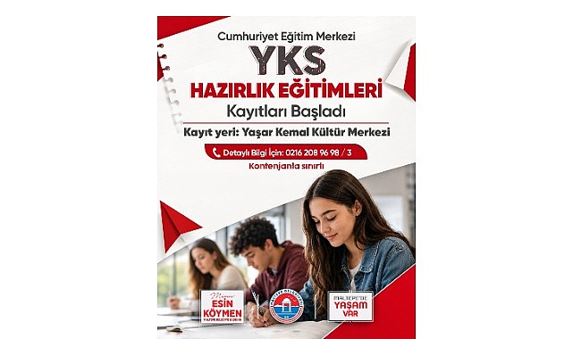 YKS hazırlık eğitimleri için kayıtlar devam ediyor Maltepe Belediyesi, eğitim alanındaki destek çalışmalarıyla gençlerin akademik gelişimlerine katkı