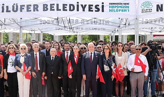 Nilüfer Belediyesi, 30 Ağustos Zafer Bayramı’nın 104’üncü yıl dönümünü Cumhuriyet