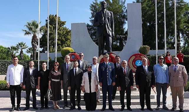 Aliağa’nın düşman işgalinden kurtuluşunun 104. yıl dönümü, düzenlenen tören ve