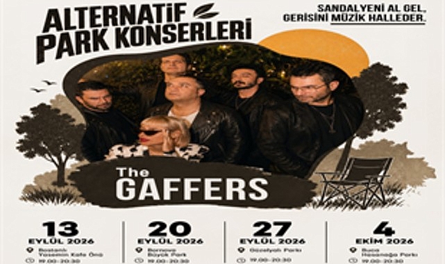 Alternatif Park Konserleri başlıyor İzmir Büyükşehir Belediyesi, kültür ve sanat etkinliklerini kentin farklı noktalarına