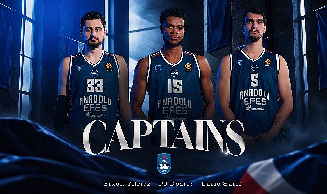 Anadolu Efes yeni kaptanlarını duyurdu Yeni sezona bugün başlayacak Anadolu Efes Spor Kulübü’nün 2026–2027 sezonunda