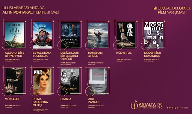 63. Uluslararası Antalya Altın Portakal Film Festivali’nde; Ulusal Belgesel Film kategorisinde “Altın Portakal”
