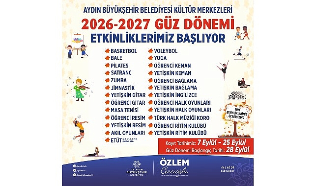 Aydın Büyükşehir Belediye Başkanı Özlem Çerçioğlu, her yıl olduğu gibi