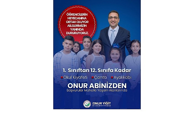 Balçova Belediyesi, yeni eğitim-öğretim dönemi öncesinde öğrencilerin okul heyecanına ortak