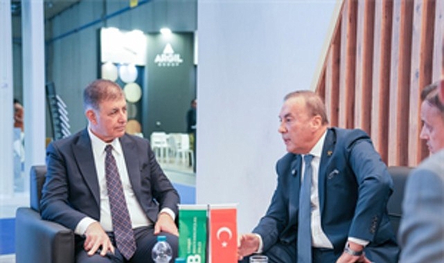 İzmir Büyükşehir Belediye Başkanı Dr. Cemil Tugay, Marmomac Fuarı kapsamında