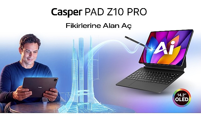 Casper PAD Z10 Pro’nun yeni reklam filmi hayal gücüne alan açıyor Filmde, Casper PAD Z10 Pro ile bir bina tasarlayan kullanıcının
