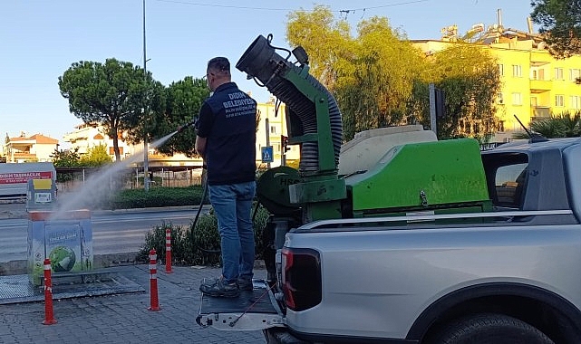 Didim Belediyesi, kent genelinde halk sağlığının korunmasına yönelik çalışmalarını düzenli