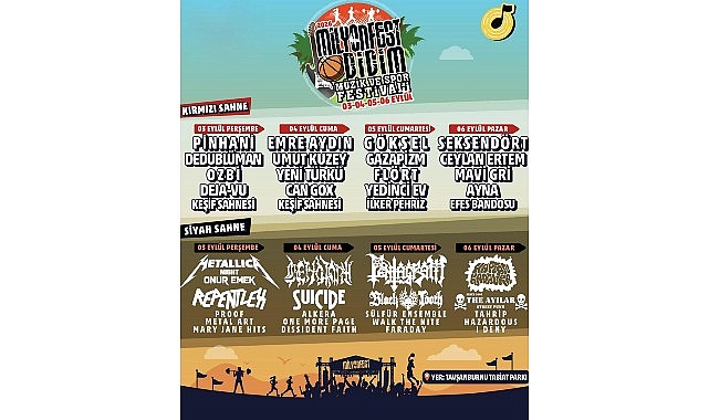 Didim Belediyesi’nin katkılarıyla düzenlenen MilyonFest Didim’de festival heyecanı başladı MilyonFest Didim, müzik ve sporun bir araya geldiği festival programıyla