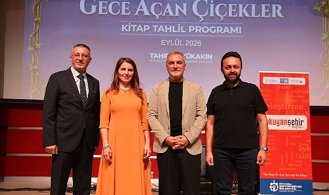 “Gece Açan Çiçekler” Okuyan Şehir’de tahlil edildi Kocaeli Büyükşehir Belediyesi’nin “Okuyan Şehir Kulübü”, edebiyat ve kitap tutkunlarını