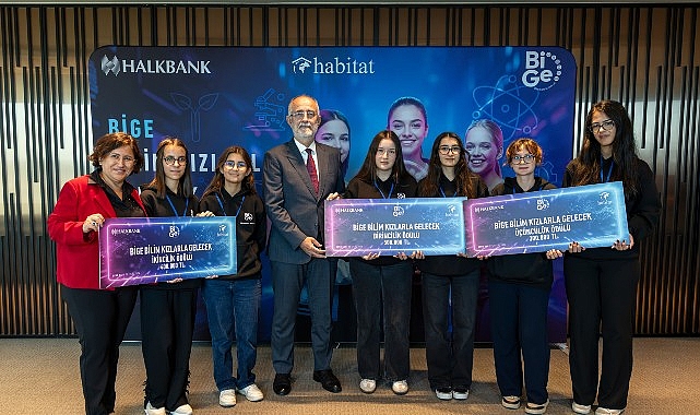 Halkbank BİGE’de ödüller ve müjdeler Halkbank’ın kız öğrencileri STEM (Bilim, Teknoloji, Mühendislik, Matematik) ve girişimcilik