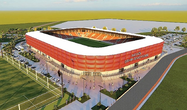 İnegöl İlçe Stadyumu için imzalar atıldı İnegöl’de yapılacak 10 bin kişi kapasiteli yeni ilçe stadyumu için
