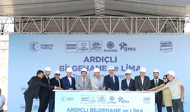 Konya Büyükşehir’in Ardıçlı TOKİ’ye 300 Milyon Lira Bedelle Kazandıracağı Gençlik Kampüsü’nün Temeli Atıldı Konya Büyükşehir Belediyesi tarafından Ardıçlı TOKİ'ye kazandırılacak Bilgehane, Lise Medeniyet
