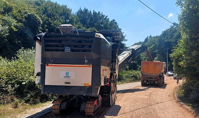 Körfez Asri Mezarlık bağlantısı güçleniyor Kocaeli Büyükşehir Belediyesi, Körfez ilçesinin önemli ulaşım güzergâhlarından İlimtepe-Erikli yolunda