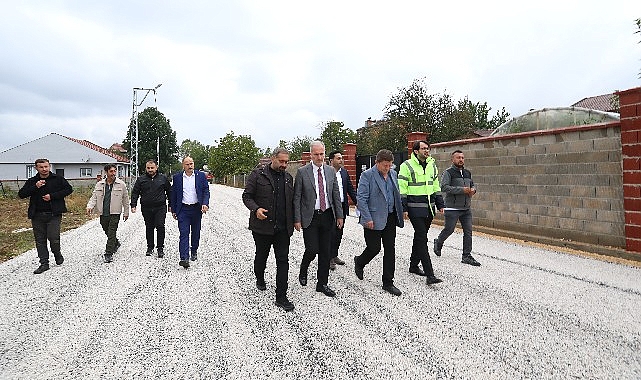 Kurşunlu Mahallesinde 8 Sokakta Sathi Kaplama Yapıldı İnegöl Belediyesi, Kurşunlu Mahallesinde yapılaşmanın başladığı bölgelerde 8 sokakta 1300