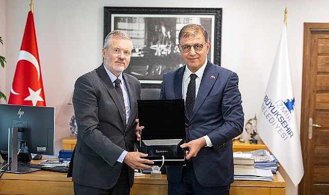 Norveç Krallığı Türkiye Büyükelçisi Gaarder’dan Başkan Tugay’a ziyaret Norveç Krallığı Türkiye Büyükelçisi Andreas Gaarder’i makamında ağırlayan İzmir Büyükşehir