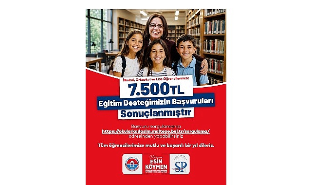 “Okul Arkadaşım Maltepe” bursu sonuçları açıklandı! Maltepe Belediyesi ile Süreyya Paşa Vakfı iş birliğiyle hayata geçirilen