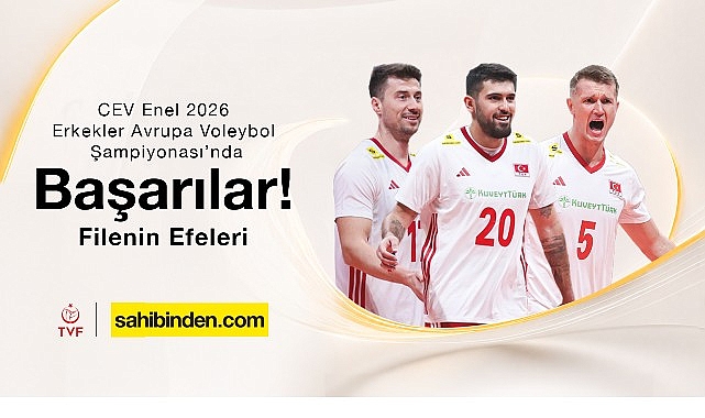 sahibinden.com Logosu Filenin Efeleri’nin de Omuzlarında Türkiye Voleybol Milli Takımlar ana sponsoru sahibinden.com, Filenin Sultanları’nın ardından Filenin