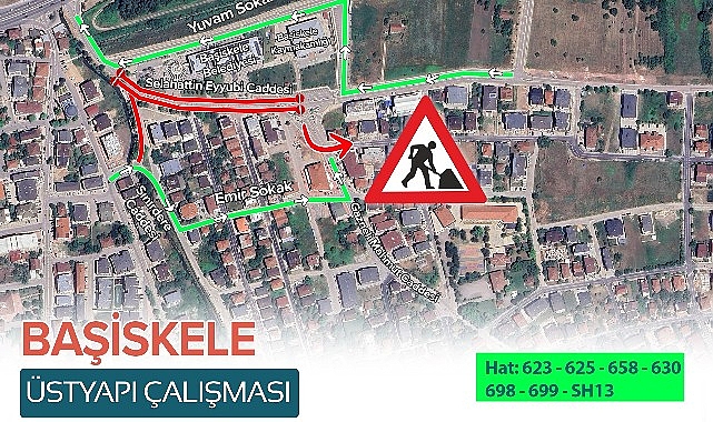 Kocaeli Büyükşehir Belediyesi, “Başiskele Kavşağı Yapım İşi” kapsamında Selahattin Eyyubi