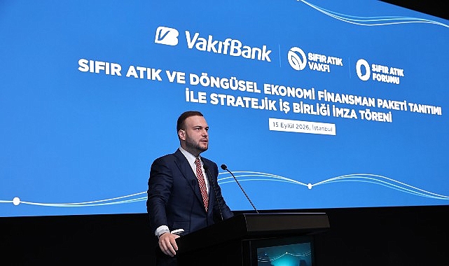 VakıfBank’tan Döngüsel Ekonomiye 10 milyar liralık Finansman Desteği VakıfBank, Türkiye’nin sürdürülebilir kalkınma hedeflerini destekleyen finansman çözümlerine bir yenisini