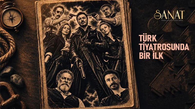 Inishmorelu Yüzbaşı ile “Siyah beyaz, film gibi biraz” Inıshmorelu Yüzbaşı, 2026-2027 tiyatro sezonunda izleyiciyi Türkiye’de sahnede bir ilkle
