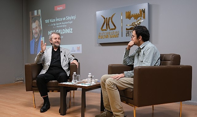 Zeytinburnu Kültür Sanat’ta, 100 Yüze İmza ve Söyleşi programının ekim