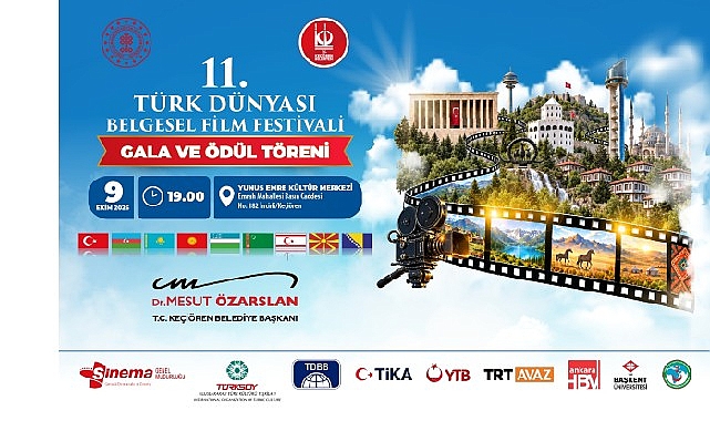 11. Türk Dünyası Belgesel Film Festivali Keçiören’de Düzenlenecek Türk dünyasının farklı coğrafyalarından sinemacıları Ankara’da buluşturacak 11. Türk Dünyası