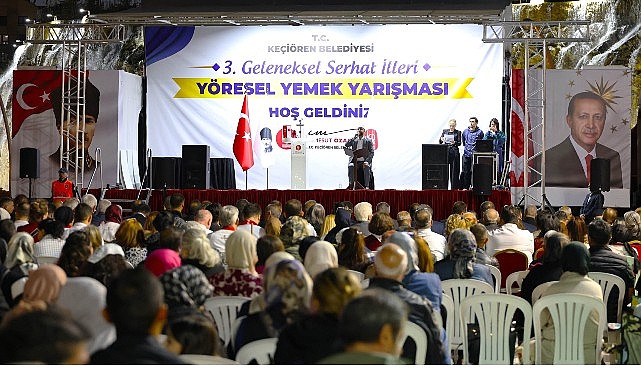 Keçiören Belediyesi tarafından düzenlenen 3. Geleneksel Serhat İlleri Yöresel Yemek