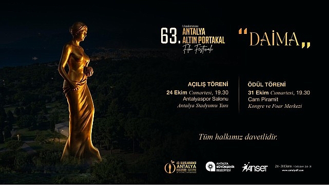 Türkiye’nin en köklü sinema festivali 63. Uluslararası Antalya Altın Portakal Film Festivali,