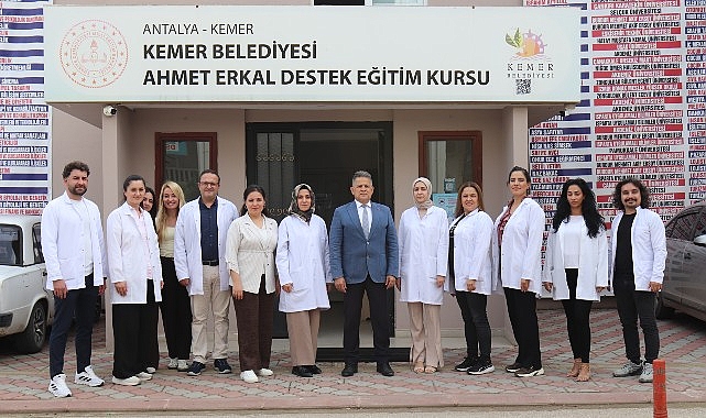 Ahmet Erkal Destek Eğitim Kursu yoluna emin adımlarla devam ediyor Kemer Belediyesi Ahmet Erkal Destek Eğitim Kursu, 2026-2027 eğitim öğretim