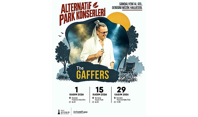 Alternatif Park Konserleri, kasım ayında da devam ediyor İzmir Büyükşehir Belediyesi tarafından başlatılan “Alternatif Park Konserleri” serisi, parkları
