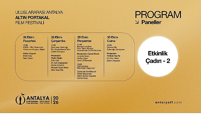 63. Uluslararası Antalya Altın Portakal Film Festivali kapsamında panel, forum,