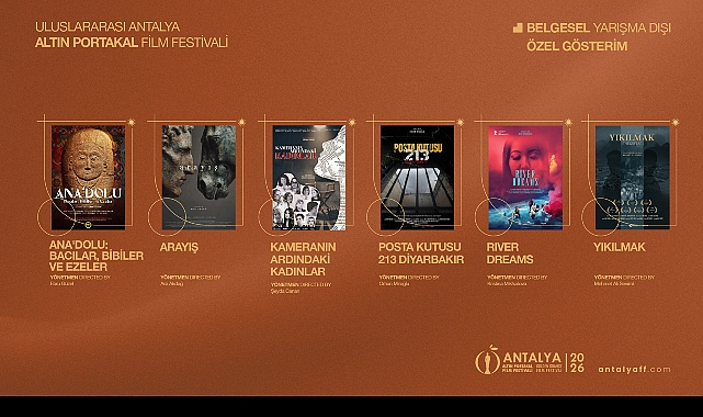 Altın Portakal’da Kısa ve Belgesel’de Yarışma Dışı Filmler Açıklandı! 24-31 Ekim 2026 tarihleri arasında gerçekleştirilecek, Türkiye’nin en köklü film