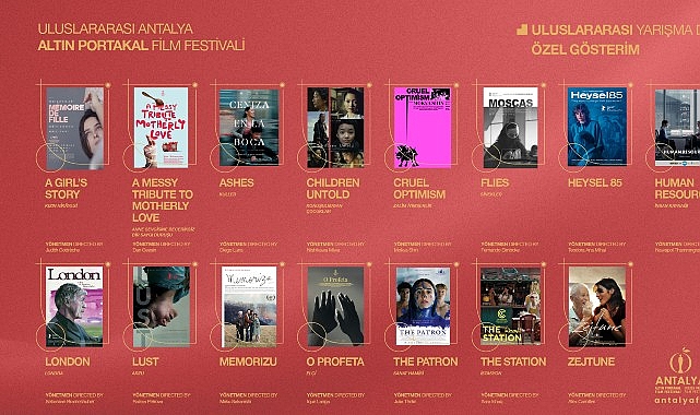 Altın Portakal’da Uluslararası Yarışma Dışı Filmler Açıklandı 63. Uluslararası Antalya Altın Portakal Film Festivali’nde; Uluslararası Yarışma Dışı