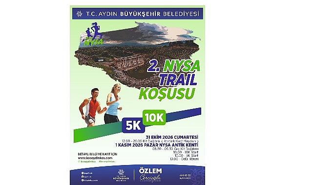 Başkan Çerçioğlu Tüm Vatandaşları ‘2. Nysa Trail Koşusu’ Etkinliğine Davet Etti Aydın Büyükşehir Belediye Başkanı Özlem Çerçioğlu, Aydın’ın tanıtımına katkı sunan