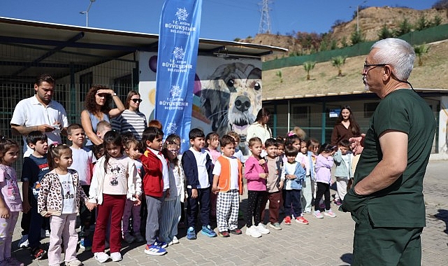 Başkan Çerçioğlu’nun Öncülüğünde İlk Dersin Konusu “Hayvan Sevgisi” Aydın Büyükşehir Belediyesi Evcil Hayvan Bakım ve Rehabilitasyon Merkezi, anaokulu,