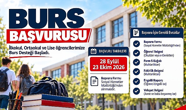 Bayrampaşa Belediyesi’nden binlerce öğrenciye burs desteği İstanbul Bayrampaşa Belediyesi, 2026-2027 eğitim ve öğretim yılında ilçede öğrenim